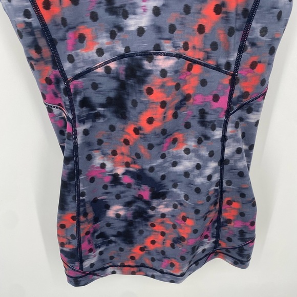 Lululemon Kanto Catch Me Tank Top Windy Blooms Regal Plum Multi / Black Size 6 - Picture 4 of 10